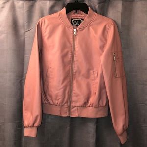 Nude pink bomber Jacket